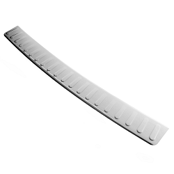 Stainless Steel Rear Bumper Protector Compatible With BMW 3 series Touring (Estate) F31 09.2012-06.2019 Rearguard, Tailored Fit Bumper Guard,  Loading Edge Protector- Colour Polished Stainless Steel (Chrome)