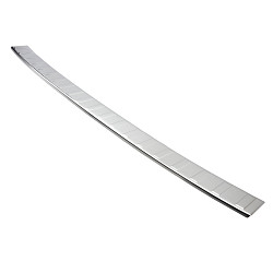 Stainless Steel Rear Bumper Protector Compatible With Volkswagen T7  Multivan 11.2021-> Rearguard, Tailored Fit Bumper Guard,  Loading Edge Protector- Colour Polished Stainless Steel (Chrome)
