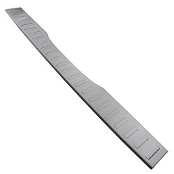 Stainless Steel Rear Bumper Protector Compatible With Mercedes Benz V Class & Vito 05.2014-> Rearguard, Tailored Fit Bumper Guard,  Loading Edge Protector- Colour Brushed Stainless Steel