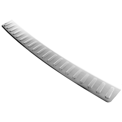 Stainless Steel Rear Bumper Protector Compatible With BMW 3 series Limousine F30 02.2012-06.2019 Rearguard, Tailored Fit Bumper Guard,  Loading Edge Protector- Colour Brushed Stainless Steel
