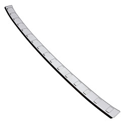 Stainless Steel Rear Bumper Protector Compatible With Cupra Born 11.2021-> Rearguard, Tailored Fit Bumper Guard,  Loading Edge Protector- Colour Polished Stainless Steel (Chrome)