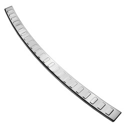 Stainless Steel Rear Bumper Protector Compatible With Mazda CX-5 05.2017-> Rearguard, Tailored Fit Bumper Guard,  Loading Edge Protector- Colour Polished Stainless Steel (Chrome)