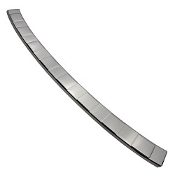 Stainless Steel Rear Bumper Protector Compatible With Ford Kuga ST Line & Hybrid 03.2020-> Rearguard, Tailored Fit Bumper Guard,  Loading Edge Protector- Colour Polished Stainless Steel (Chrome)