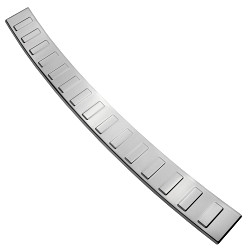 Stainless Steel Rear Bumper Protector Compatible With Opel Insignia B Sports Tourer & Country Tourer 04.2017-12.2022 Rearguard, Tailored Fit Bumper Guard,  Loading Edge Protector- Colour Polished Stainless Steel (Chrome)
