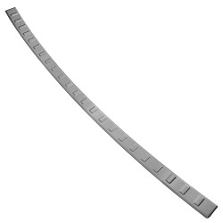 Stainless Steel Rear Bumper Protector Compatible With Toyota Corolla Cross 10.2022-> Rearguard, Tailored Fit Bumper Guard,  Loading Edge Protector- Colour Brushed Stainless Steel