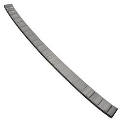 Stainless Steel Rear Bumper Protector Compatible With BMW X1 U11 10.2022-> Rearguard, Tailored Fit Bumper Guard,  Loading Edge Protector- Colour Brushed Stainless Steel