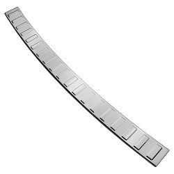 Stainless Steel Rear Bumper Protector Compatible With BMW X3 F25 11.2010-09.2017 Rearguard, Tailored Fit Bumper Guard,  Loading Edge Protector- Colour Polished Stainless Steel (Chrome)