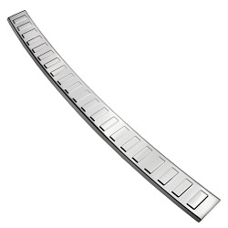 Stainless Steel Rear Bumper Protector Compatible With BMW 3 series Touring (Estate) G21 (not for M Sport) 09.2019-06.2022 (not for M Sport) Rearguard, Tailored Fit Bumper Guard,  Loading Edge Protector- Colour Polished Stainless Steel (Chro