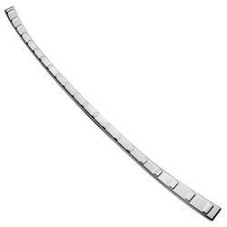 Stainless Steel Rear Bumper Protector Compatible With Nissan Qashqai III 07.2021-> Rearguard, Tailored Fit Bumper Guard,  Loading Edge Protector- Colour Polished Stainless Steel (Chrome)