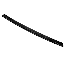 Stainless Steel Rear Bumper Protector Compatible With Volkswagen Caddy 09.2003-04.2015 Rearguard, Tailored Fit Bumper Guard,  Loading Edge Protector- Colour Black Mirror Stainless Steel (Black Chrome)