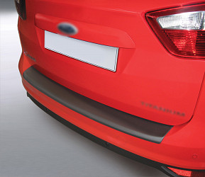 Ladekantenschutz passend für Ford C Max ab BJ. 12.2010-4.2015  passgenau mit Abkantung ABS- Farbe schwarz