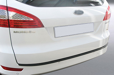 Ladekantenschutz passend für Ford Mondeo Turnier Kombi ab BJ. 6.2007-11.2010  passgenau mit Abkantung ABS- Sonderfarbe Silber