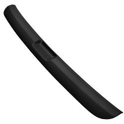 Rear Bumper Protector compatible with MG MG3 BJ.2018-12.2023 (not for Hybrid) Rearguard, Tailored Fit Bumper Guard, ABS Plastic- Colour Matte Black