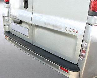 Ladekantenschutz passend für Opel Vivaro A ab BJ. 9.2006-8.2014  passgenau mit Abkantung ABS- Farbe schwarz