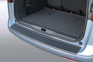 Ladekantenschutz passend für Peugeot 5008 ab BJ. 10.2009-12.2016  passgenau mit Abkantung ABS- Farbe schwarz