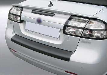 Ladekantenschutz passend für SAAB 9.3 Cabriolet ab BJ. 9.2007-12.2011  passgenau mit Abkantung ABS- Sonderfarbe Silber