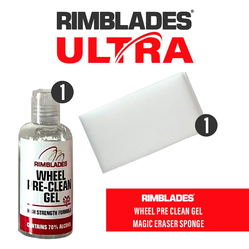 Rimblades Cleaning Set- For Thorough Pre-Cleaning Of The Wheel Edge Before Installation – Alcohol Cleaning Gel + Special Cleaning Sponge