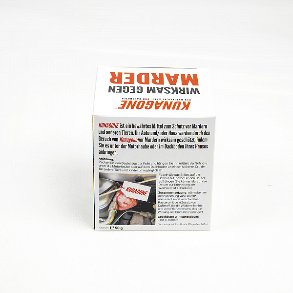 24x Kunagone natürlicher wirksamer Schutz gegen Marder & Wildtiere Marderabwehr Marderschutz Marder Schreck für Auto Motorrad Camping Dachboden Keller Carport Naturprodukt 24 Stück