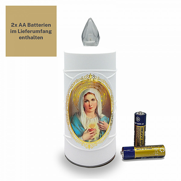 AROBA 4x LED grave candle memorial light – flickering effect like a real candle – long burning time up to 120 days – reusable cemetery candle remembrance candle eternal candle – WHITE – MIXED SAINTS Sticker Set AROBA 4x LED grave candle memorial light – flickering effect like a real candle – long burning time up to 120 days – reusable cemetery candle remembrance candle eternal candle – WHITE – MIXED SAINTS Sticker Set