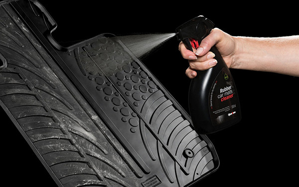 Design Gummi Fußmatten passend für Seat Toledo BJ. 12.2004-10.2009 4 tlg mit erhöhtem Rand Farbe Schwarz Gummimatten Automatten passgenau