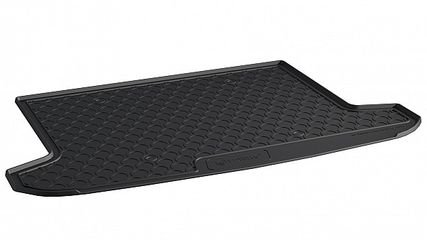 Design Cargo Trunk Liner Compatible With Tucson   08.2018-12.2020 for Upper Variable Floor With Narrow Spare Tire Custom-fit Cargo Trunk Mat With Raised Edge