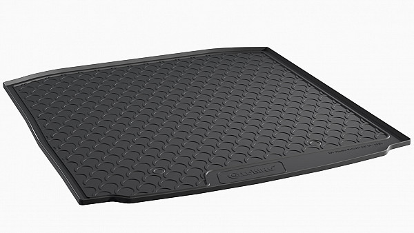 Design Kofferraumwanne kompatibel mit Skoda Octavia Limousine BJ. 02.2013-10.2019 für unteren (tiefen) Ladeboden (nicht für variablen Ladeboden) Kofferraummatte passgenau mit erhöhtem Rand