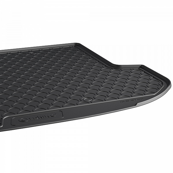 Design Cargo Trunk Liner Compatible With Santa Fe (Hybrid & Plug in Hybrid PHEV) 08.2018-07.2024 for Upper Floor Custom-fit Cargo Trunk Mat With Raised Edge