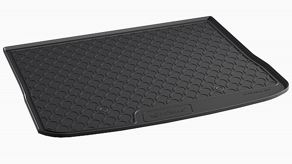 Design Cargo Trunk Liner Compatible With Tiguan (I Generation MK 1) 10.2007-03.2016 for Upper Variable Floor Custom-fit Cargo Trunk Mat With Raised Edge