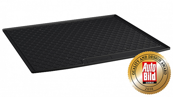 Design Cargo Trunk Liner Compatible With Focus Turnier (Estate) & Active Turnier 09.2018->  Custom-fit Cargo Trunk Mat With Raised Edge