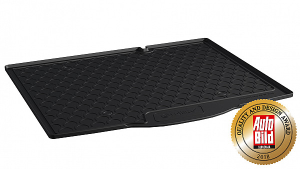 Design Cargo Trunk Liner Compatible With Focus & Focus Active (Hatchback) 09.2018-> for Lower Floor With Narrow Spare Tyre Custom-fit Cargo Trunk Mat With Raised Edge
