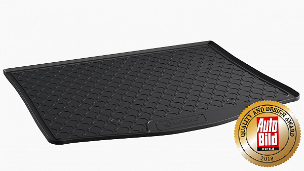 Design Kofferraumwanne kompatibel mit Ford Grand C-Max 5 Sitzer ab BJ. 11.2010-05.2015  Kofferraummatte passgenau mit erhöhtem Rand