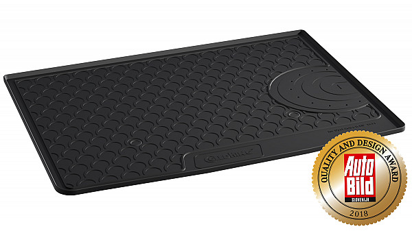 Design Cargo Trunk Liner Compatible With Astra K Hatchback 10.2015-08.2019 for Upper Variable Floor Custom-fit Cargo Trunk Mat With Raised Edge