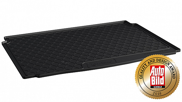 Design Cargo Trunk Liner Compatible With Megane IV Hatchback 03.2016-05.2020  Custom-fit Cargo Trunk Mat With Raised Edge