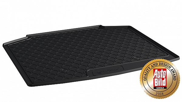 Design Cargo Trunk Liner Compatible With Scala 05.2019-> for Lower Floor (Not For Variable Floor) Custom-fit Cargo Trunk Mat With Raised Edge