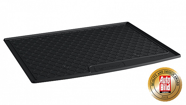 Design Cargo Trunk Liner Compatible With CX-30 09.2019-> for Lower Floor (Without Spare Tyre) Custom-fit Cargo Trunk Mat With Raised Edge