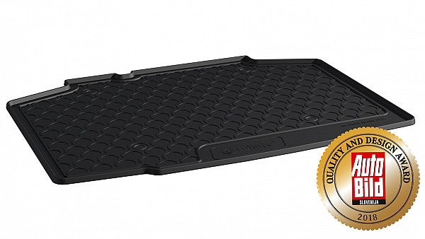 Design Cargo Trunk Liner Compatible With Kamiq 09.2019-> for Lower Floor (Not For Variable Floor) Custom-fit Cargo Trunk Mat With Raised Edge