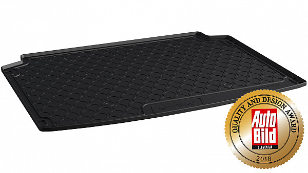 Design Cargo Trunk Liner Compatible With 308 Hatchback 09.2013-06.2021  Custom-fit Cargo Trunk Mat With Raised Edge