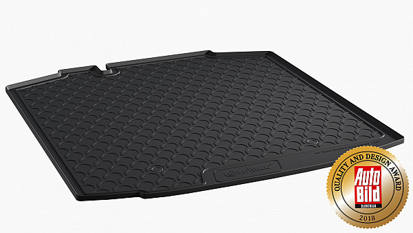 Design Cargo Trunk Liner Compatible With Toledo Sedan 03.2013-08.2018 for Lower Floor Custom-fit Cargo Trunk Mat With Raised Edge