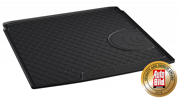 Design Cargo Trunk Liner Compatible With Passat Sedan B6/B7 03.2005-09.2014  Custom-fit Cargo Trunk Mat With Raised Edge