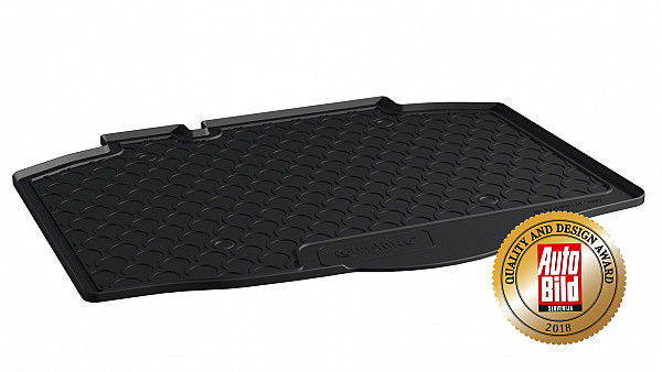 Design Cargo Trunk Liner Compatible With Ibiza 5 Door Hatchback 06.2017-> for Lower Floor (not for dual-fuel version) Custom-fit Cargo Trunk Mat With Raised Edge