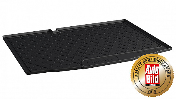 Design Cargo Trunk Liner Compatible With Fabia Hatchback 11.2014-05.2021 for Lower Floor Custom-fit Cargo Trunk Mat With Raised Edge