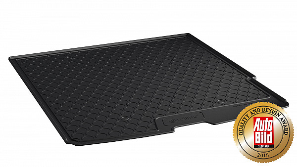 Design Cargo Trunk Liner Compatible With XC90 5 Seats 02.2015->  Custom-fit Cargo Trunk Mat With Raised Edge