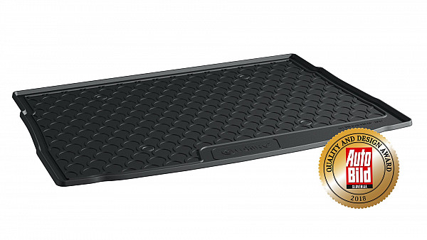 Design Cargo Trunk Liner Compatible With Golf VIII 8 Hatchback 12.2019-> for Upper Variable Floor Custom-fit Cargo Trunk Mat With Raised Edge