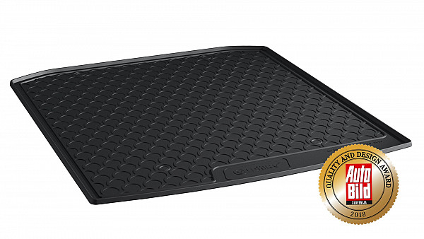 Design Cargo Trunk Liner Compatible With Superb Sedan (Stufenheck) 06.2015-06.2019 for Lower Floor Custom-fit Cargo Trunk Mat With Raised Edge