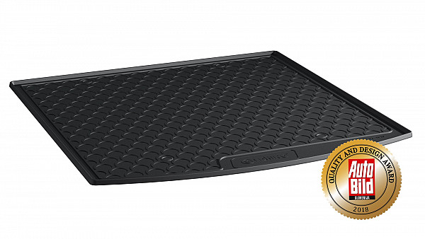 Design Cargo Trunk Liner Compatible With Leon Sportstourer ST (Estate) 04.2020-> for Upper Variable Floor Custom-fit Cargo Trunk Mat With Raised Edge