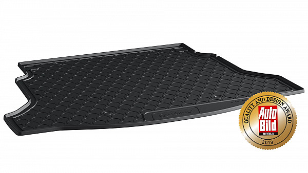Design Cargo Trunk Liner Compatible With Civic Hatchback 04.2017-07.2022 for Lower Floor (Without Spare Tyre) Custom-fit Cargo Trunk Mat With Raised Edge