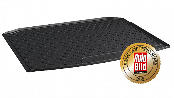 Design Cargo Trunk Liner Compatible With Tiguan 04.2016-11.2023 for Lower Floor (Without Spare Tyre) Custom-fit Cargo Trunk Mat With Raised Edge