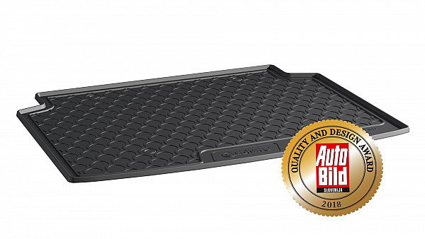 Design Cargo Trunk Liner Compatible With 308 Hatchback 01.2022->  Custom-fit Cargo Trunk Mat With Raised Edge
