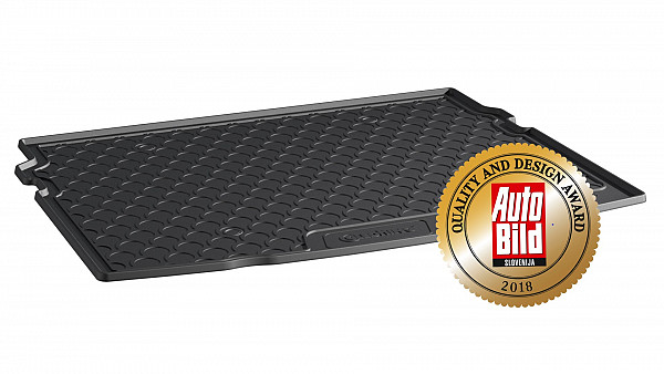 Design Cargo Trunk Liner Compatible With Austral 09.2022-> for Upper Variable Floor With Narrow Spare Tire Custom-fit Cargo Trunk Mat With Raised Edge