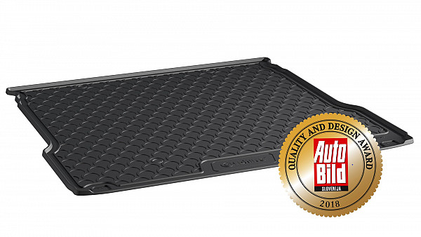 Design Cargo Trunk Liner Compatible With Astra Sports Tourer (Estate) Hybrid 03.2022-> for Upper Variable Floor With Narrow Spare Tire Custom-fit Cargo Trunk Mat With Raised Edge